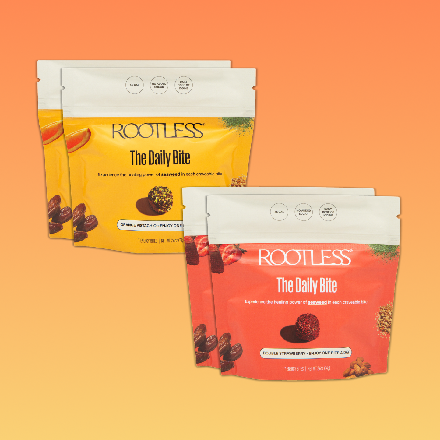 The Daily Bites Double Strawberry & Orange Pistachio