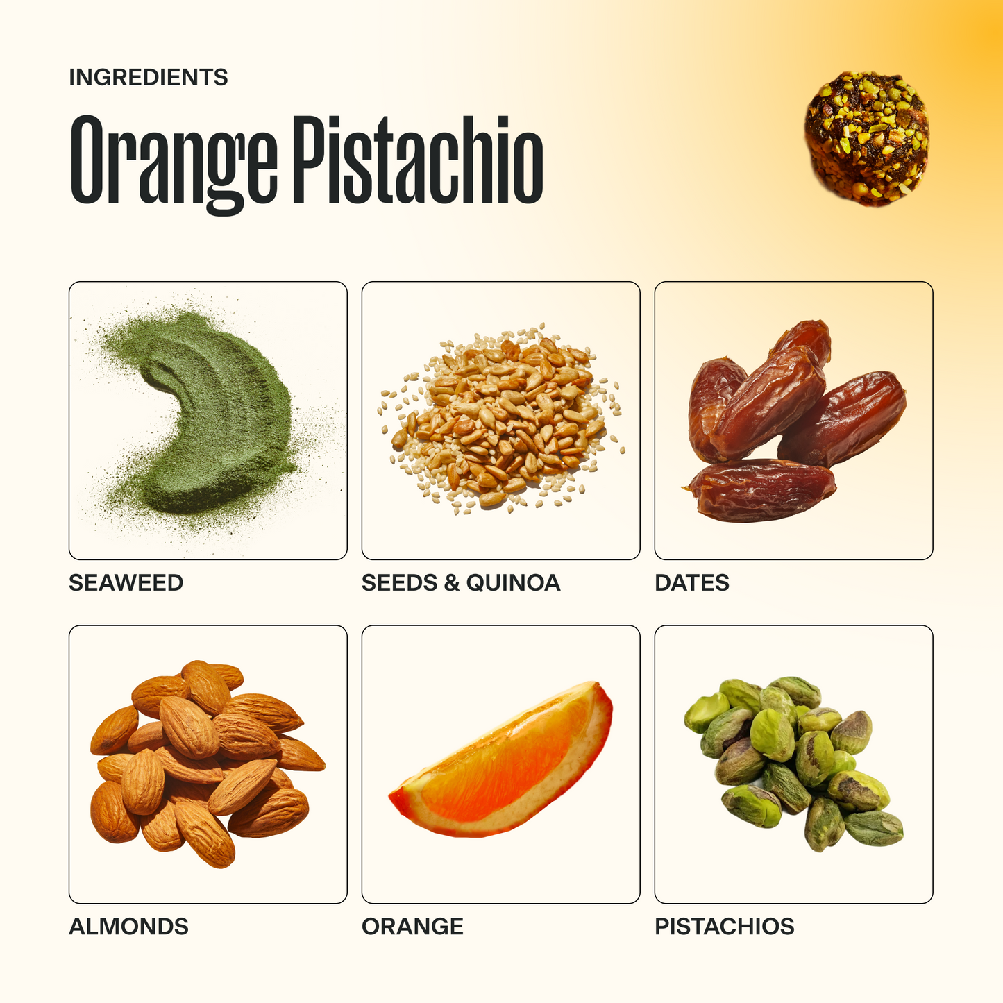 The Daily Bites for Thyroid: Orange Pistachio