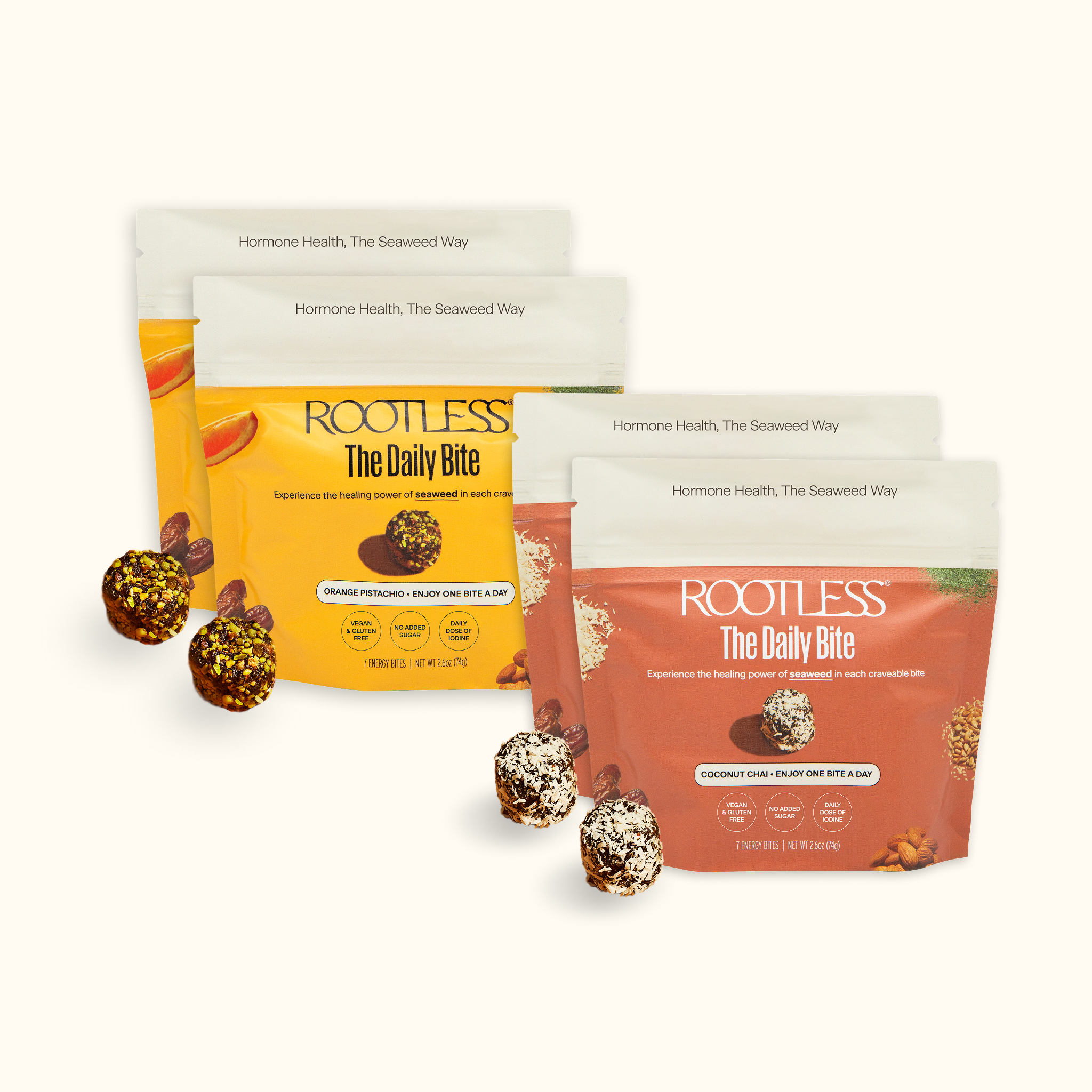 The Daily Bites Orange Pistachio & Coconut Chai